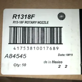 10 Pack of Rain Bird R1318F 13'-18' Full Circle Rotary Nozzles