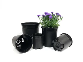 10 Pack Plastic Plant Pots Nursery Gardening Planters Variety Size