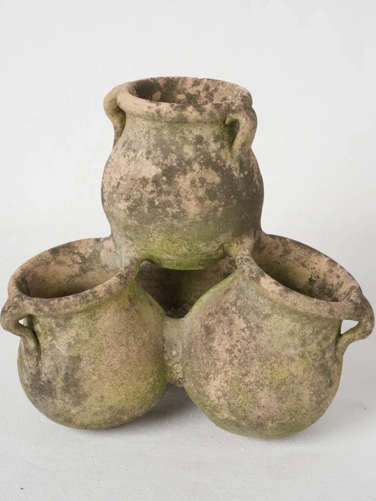 1930s terracotta spice pots 8¼"