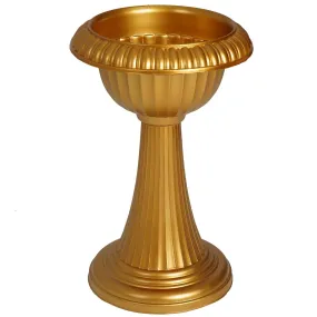 23" Tall Gold Classic Italian Inspired Wedding Party All Weather Decorative Flower Pot - 4 PCS/Set