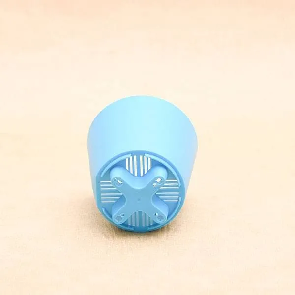 3.9 inch (10 cm) Krish No. 10 Self Watering Round Plastic Planter (Turquoise) (set of 6)
