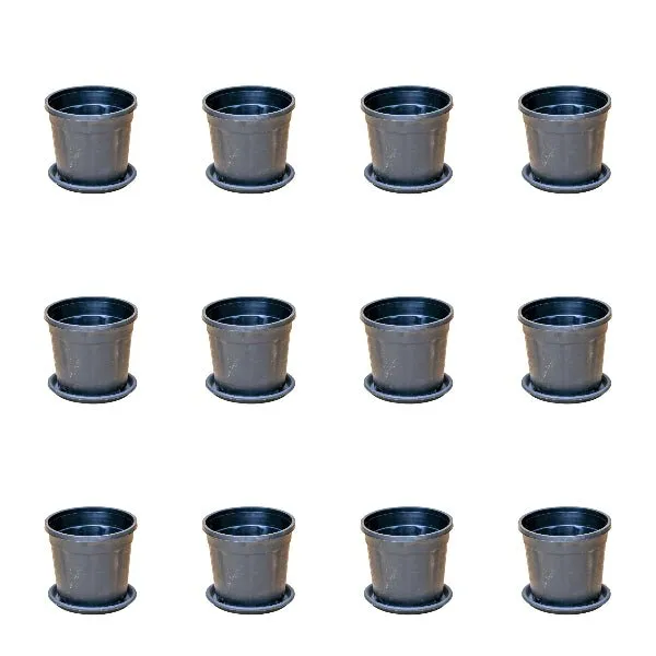 4 inch (10 cm) Grower Round Plastic Pot
