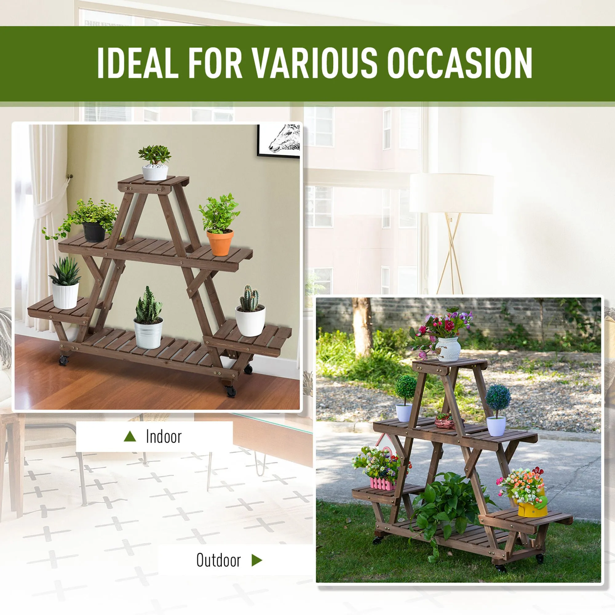 4-Tier Plant Shelf