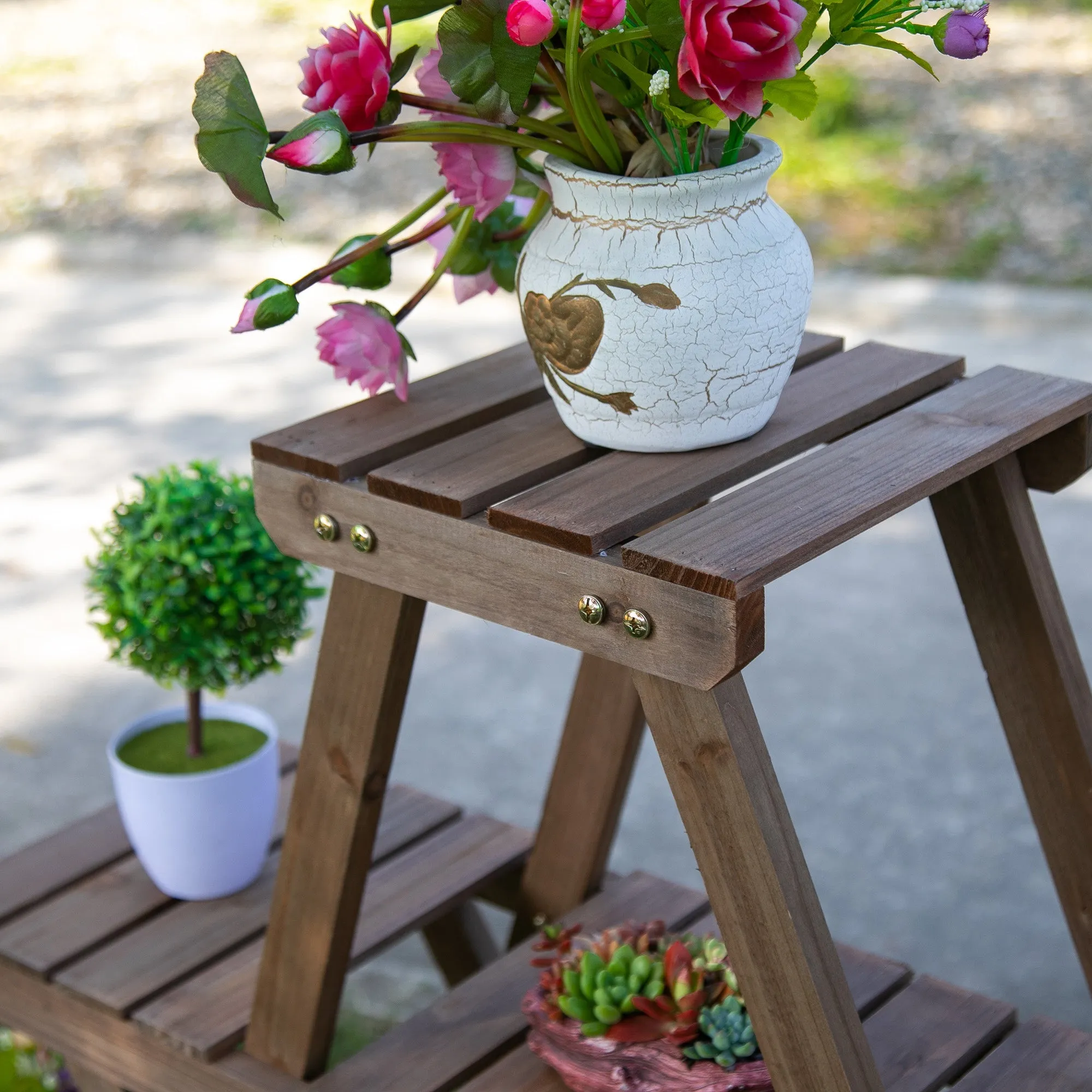 4-Tier Plant Shelf