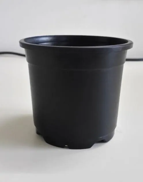 4.5" Flower Pot Black Color Sunrise Series (11 cm) (Pack Of 12)