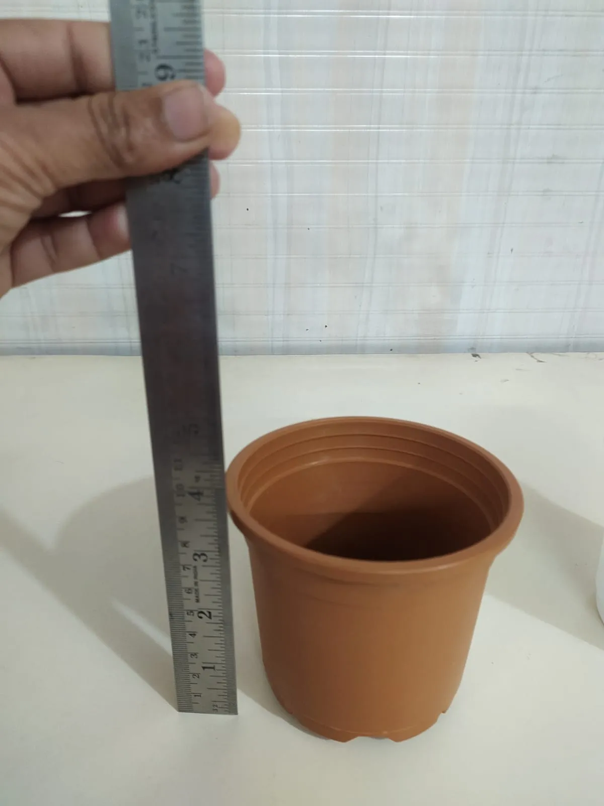 4.5" Flower Pot Terracotta Color Sunrise Series (11 cm)