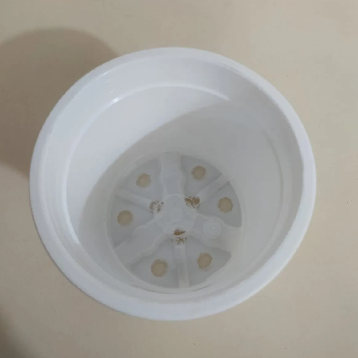 4.5" Flower Pot White Color Sunrise Series (11 cm) ( Pack of 12)