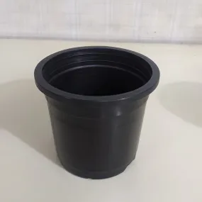 4.75" Flower Pot  Black Colour Sunrise Series (12 cm)