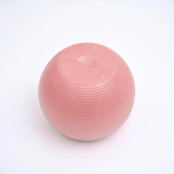 4.9 inch (12 cm) GW 01 Self Watering Round Plastic Planter (Pink)