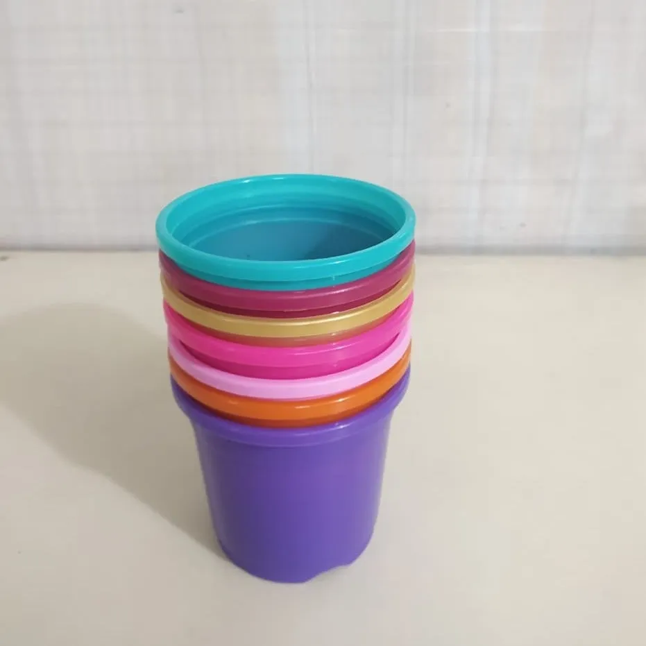 4" Flower Pot MultiColor Sunrise Series (10 cm) Pack of 6 (any 6 colors)