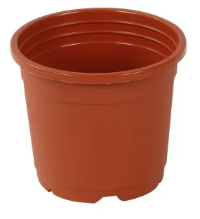4" Flower Pot Terracotta Colour Sunrise Series (10 cm) (Pack of 12)