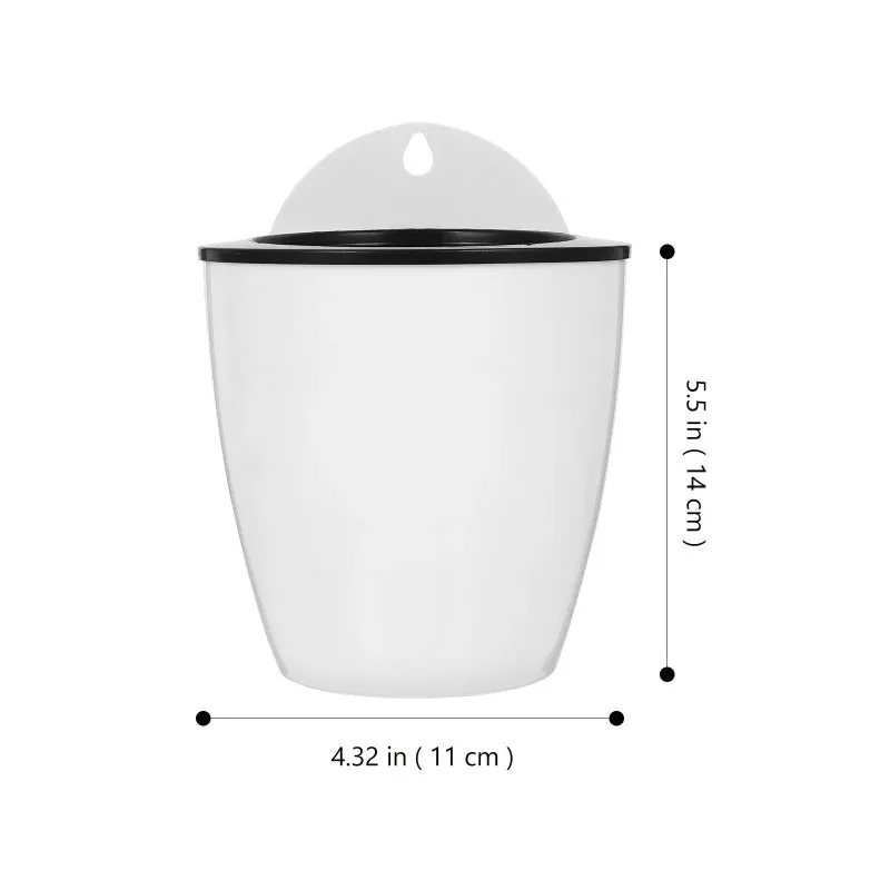 7 PCS Self Watering Pot Planter Patio Hanging Baskets For Plants & Flowers