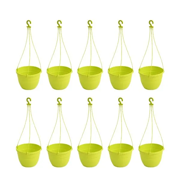 7.1 inch (18 cm) Corsica No. 18 Hanging Round Plastic Pot