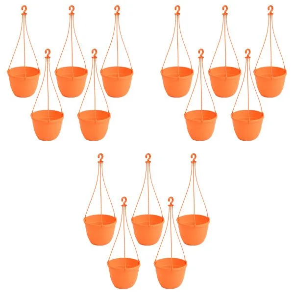 7.1 inch (18 cm) Corsica No. 18 Hanging Round Plastic Pot