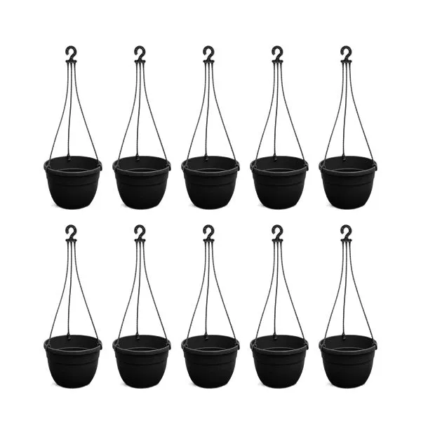 7.1 inch (18 cm) Corsica No. 18 Hanging Round Plastic Pot