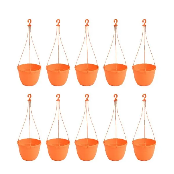 7.1 inch (18 cm) Corsica No. 18 Hanging Round Plastic Pot