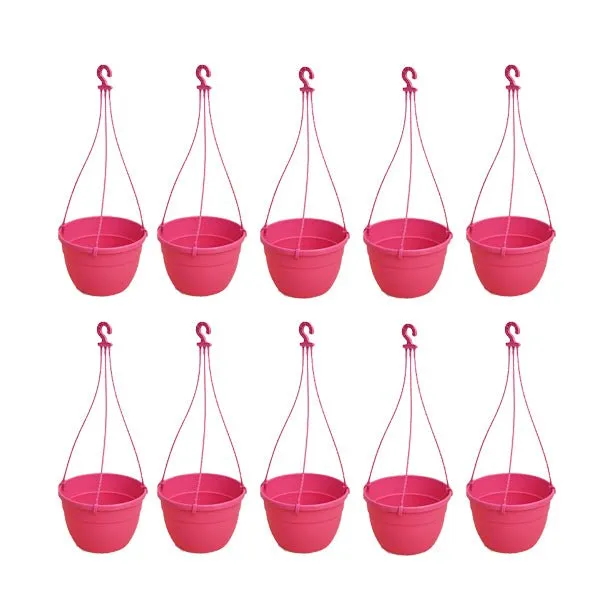 7.1 inch (18 cm) Corsica No. 18 Hanging Round Plastic Pot