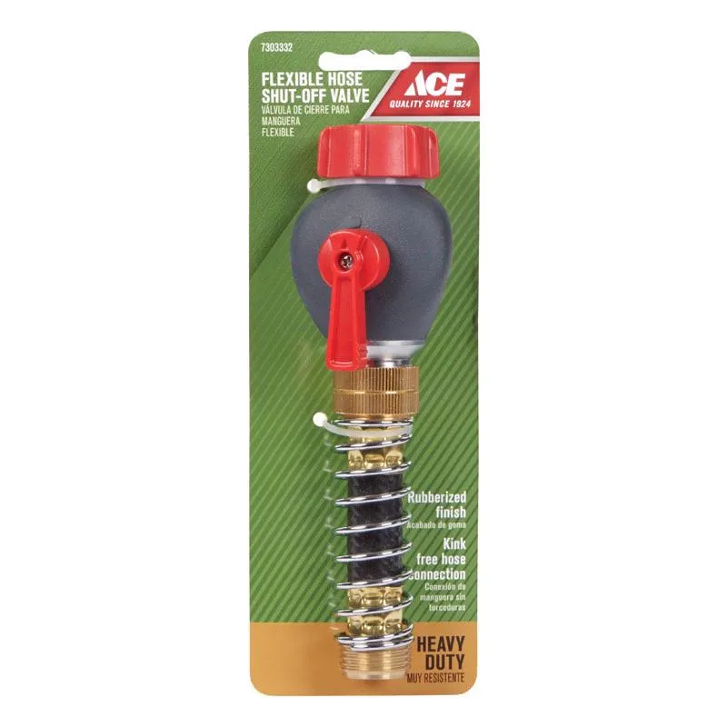 Ace Metal Threaded Male Hose Flex Shut-off Valve