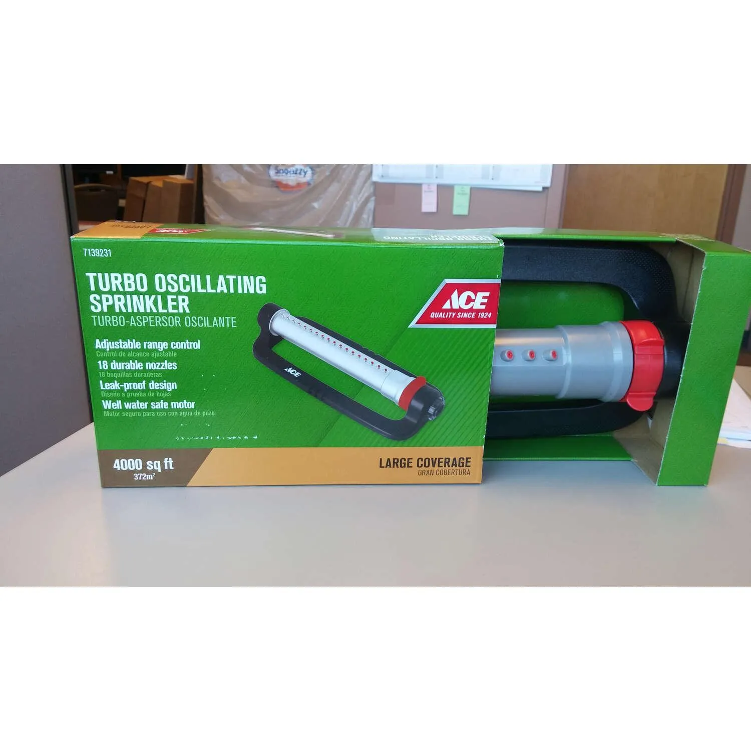 Ace Plastic Sled Base Oscillating Sprinkler 4000 sq ft