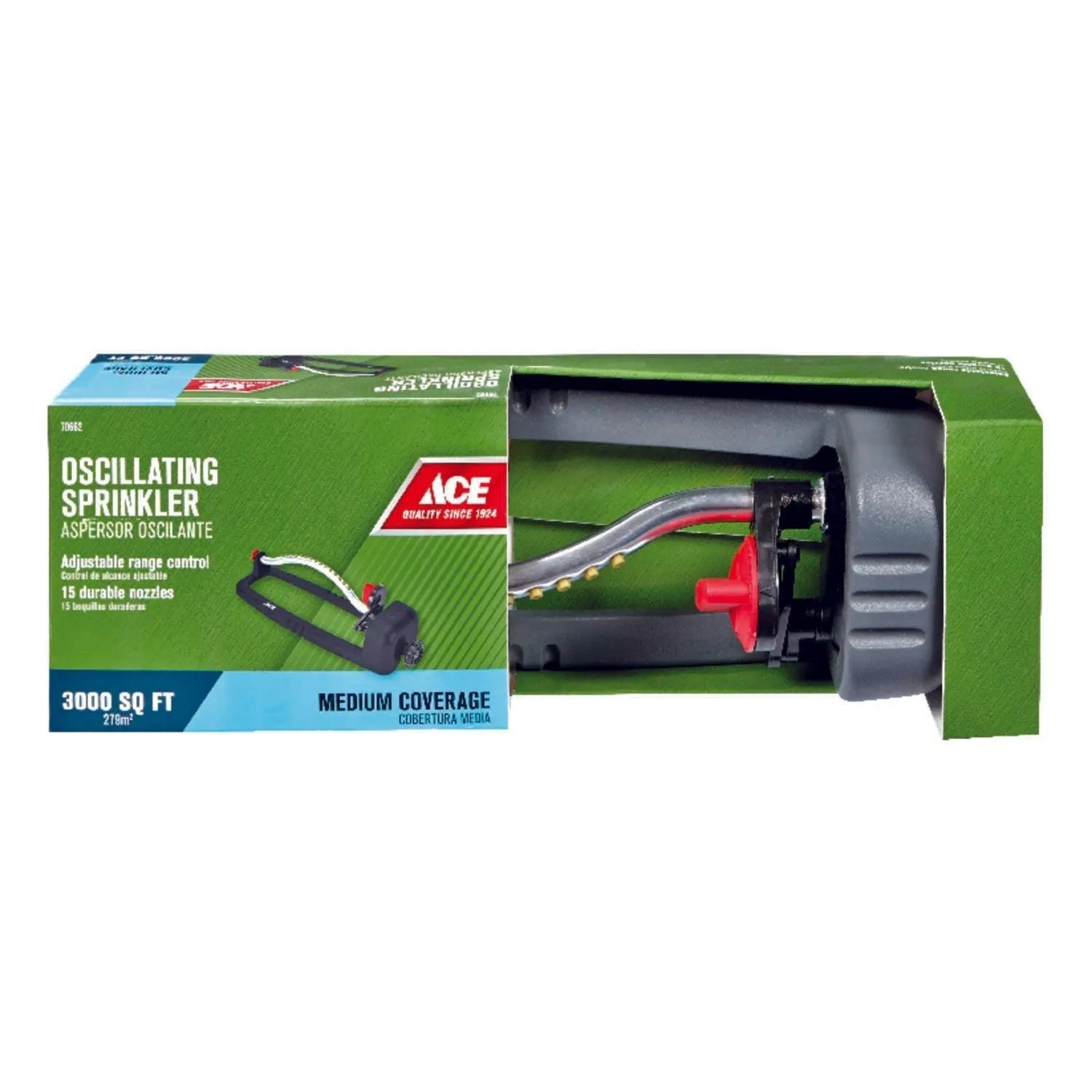 Ace Poly Sled Base Oscillating Sprinkler 3000 sq ft 1 pk