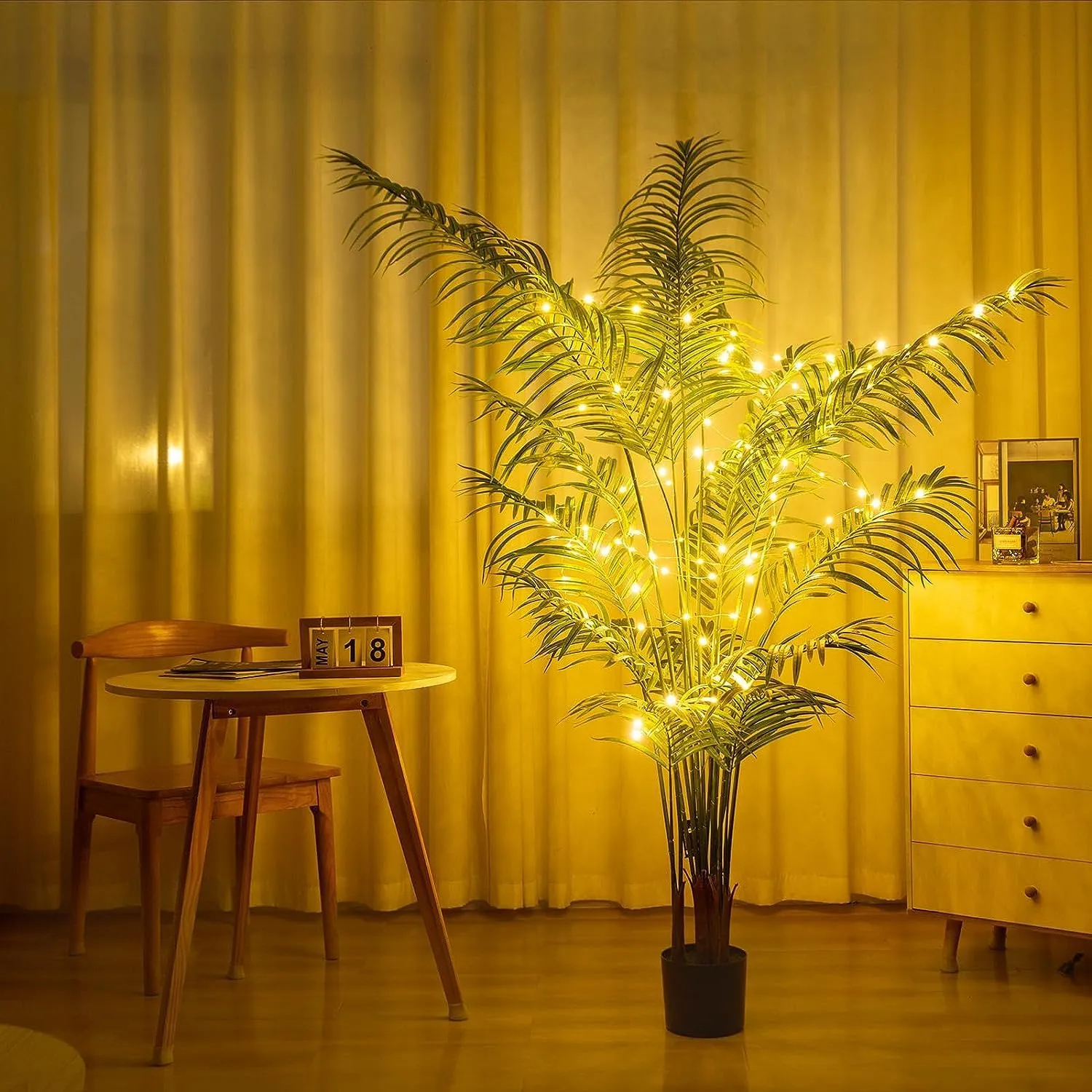 Artificial 1.5M Potted Areca Palm Plant with 12 Branches