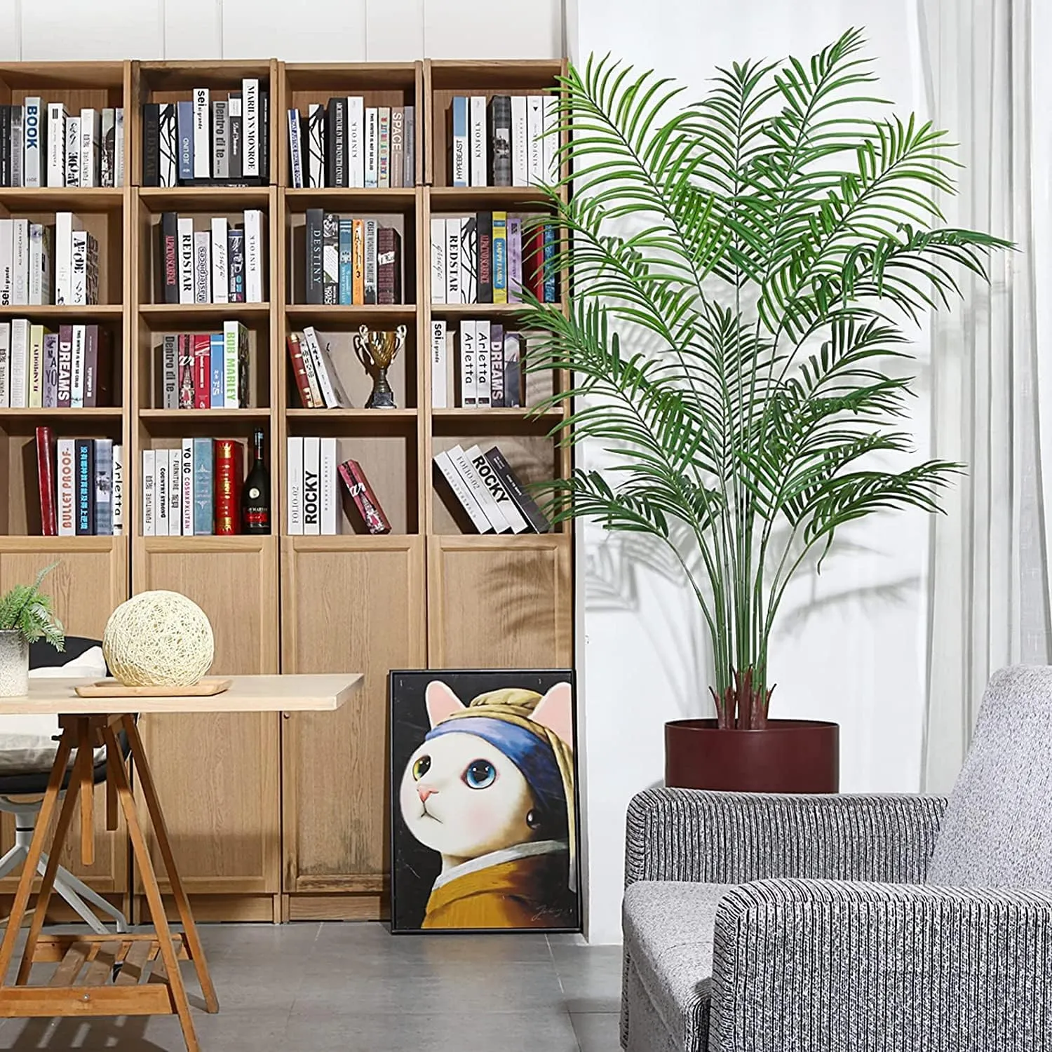 Artificial 1.5M Potted Areca Palm Plant with 12 Branches