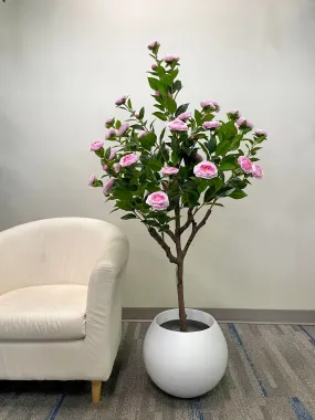 Artificial camellia Flower Tree - Purple 5.3'