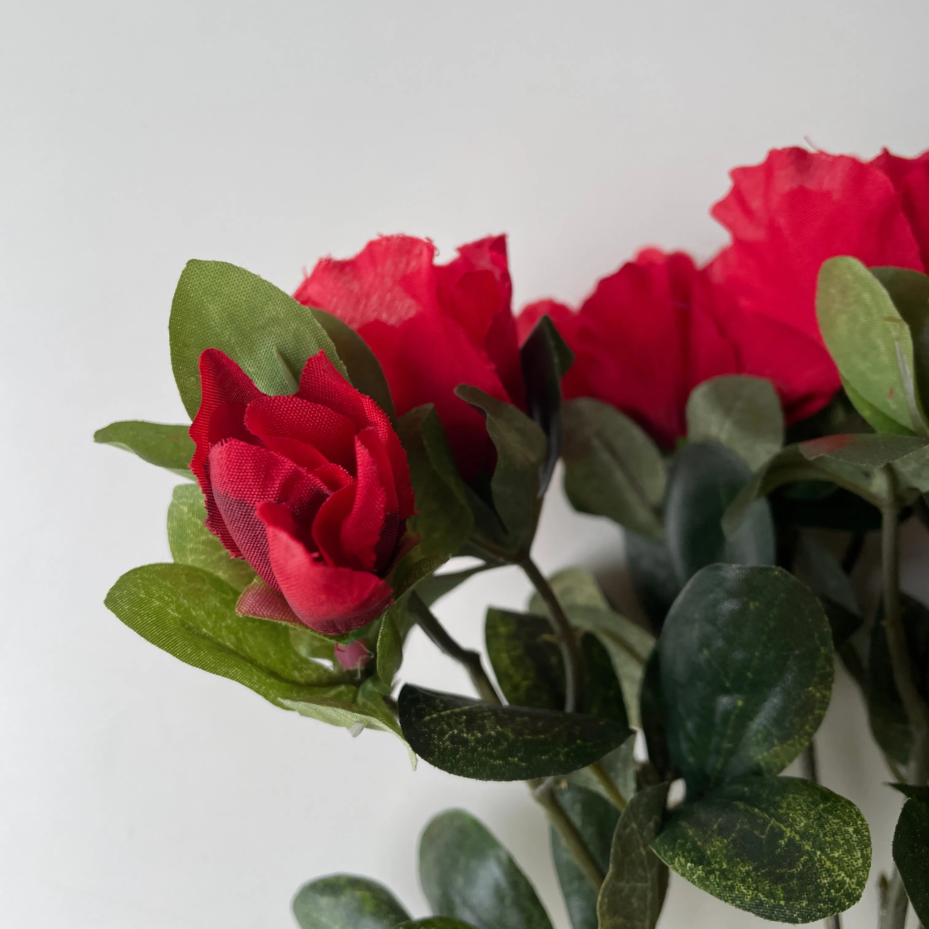 Artificial Red Flower Bunch | 3 Bunches