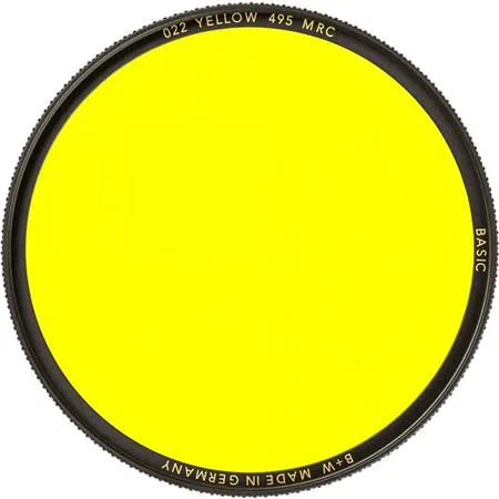B W 52mm #495/022 BASIC Yellow MRC Filter