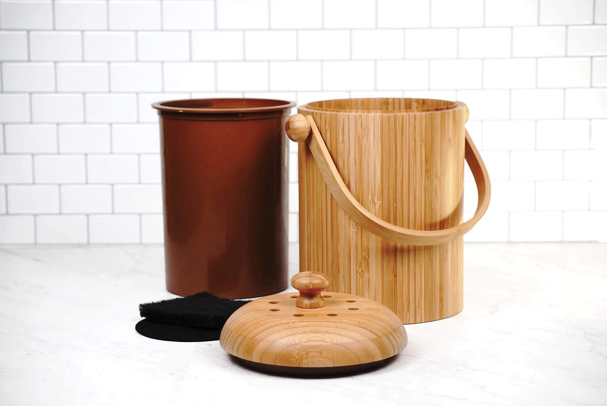 Bamboo Compost Pail