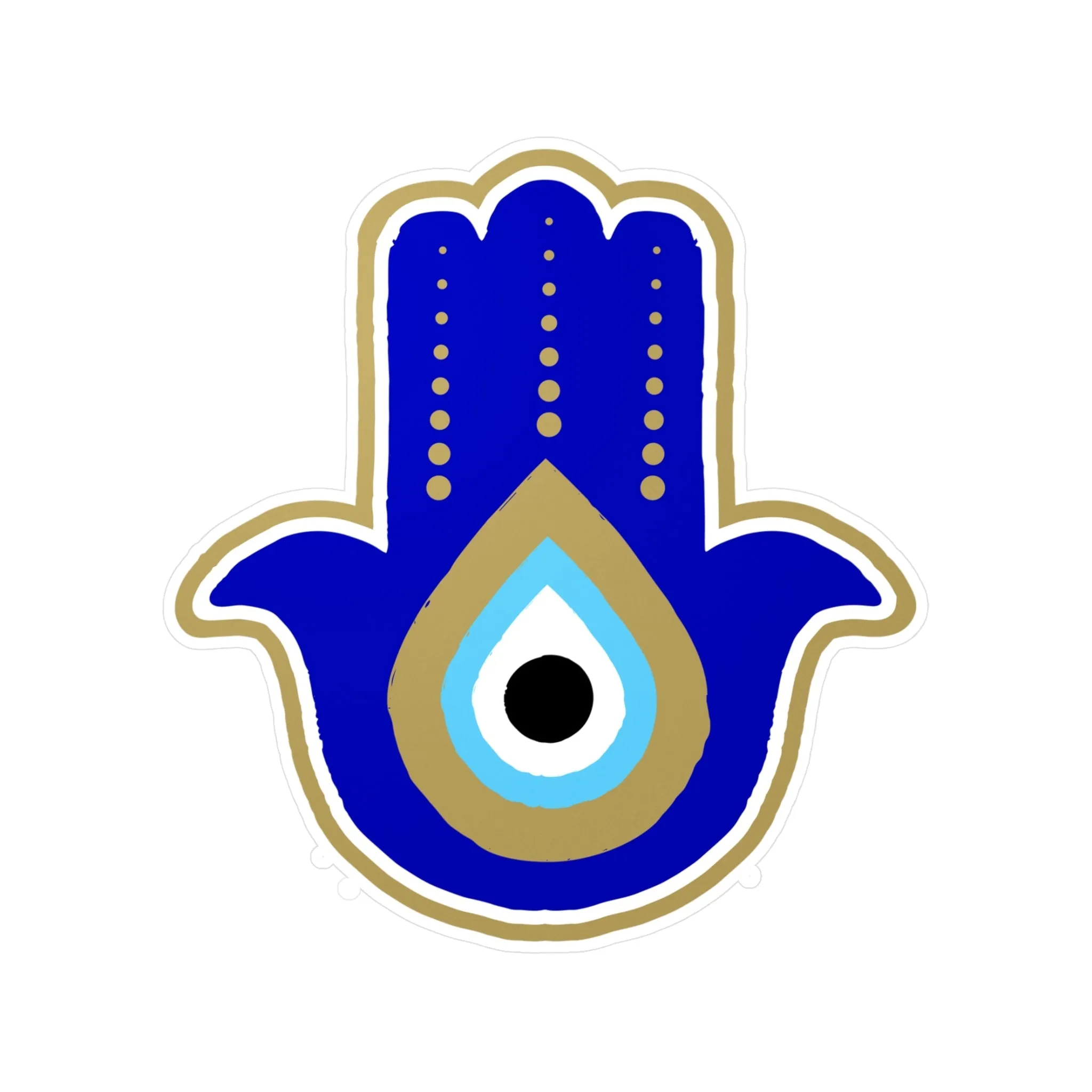 Blue Hamsa Sticker