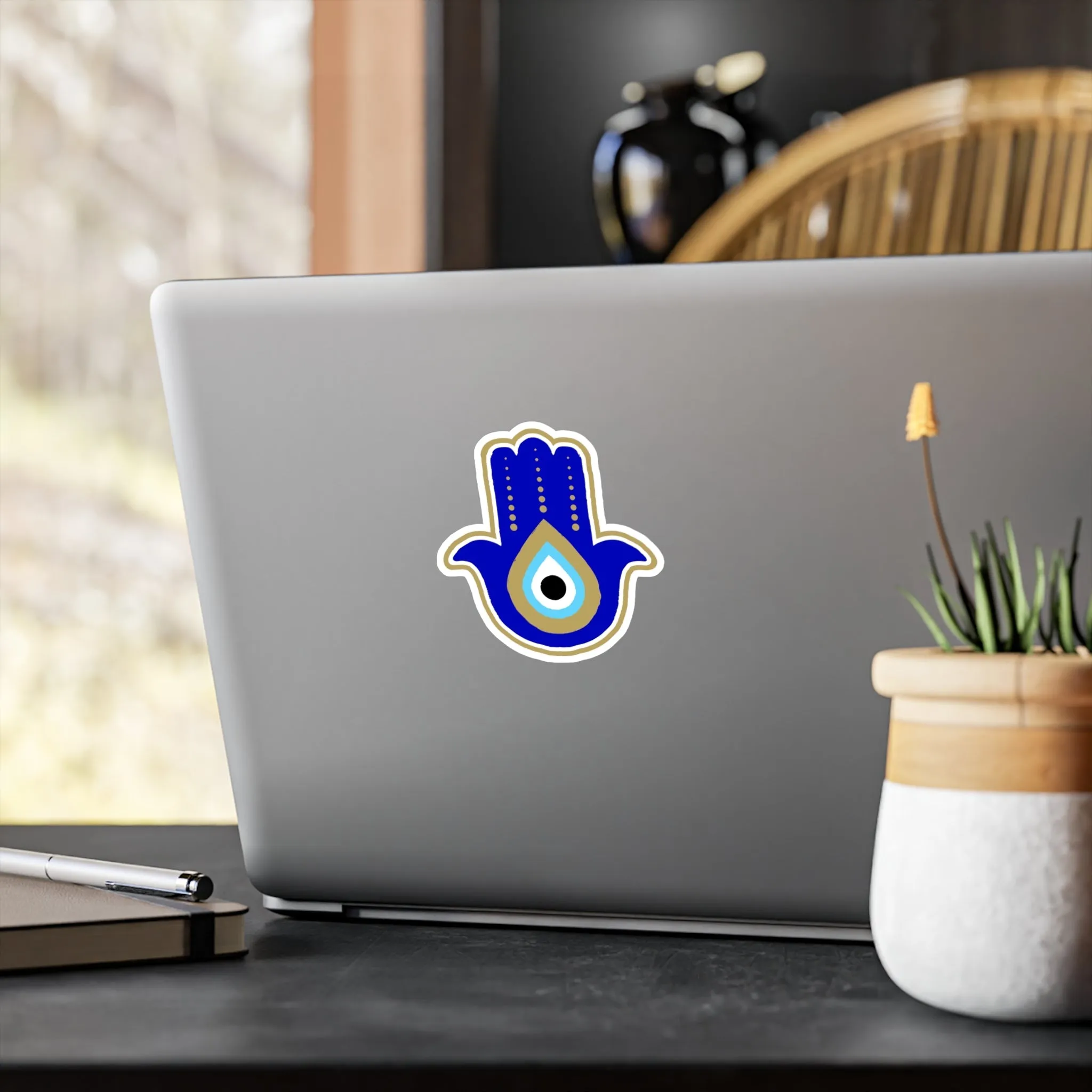 Blue Hamsa Sticker