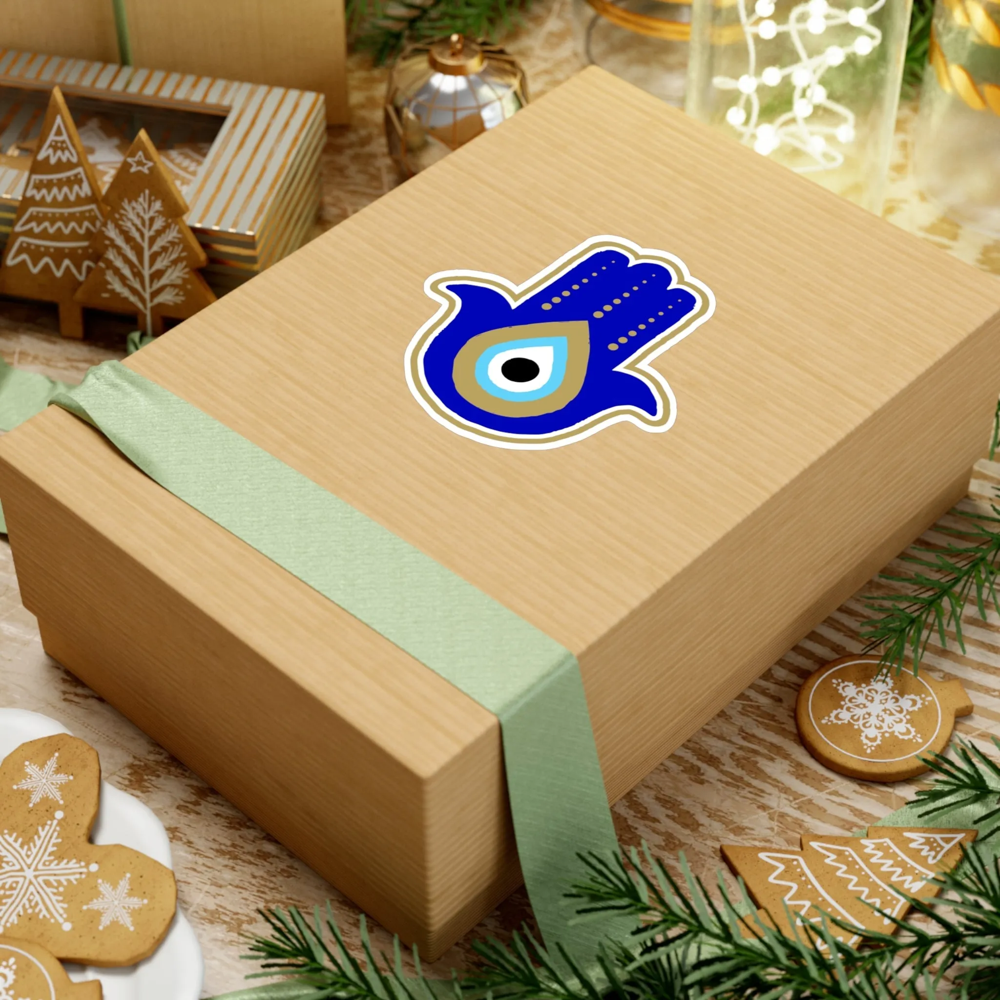 Blue Hamsa Sticker