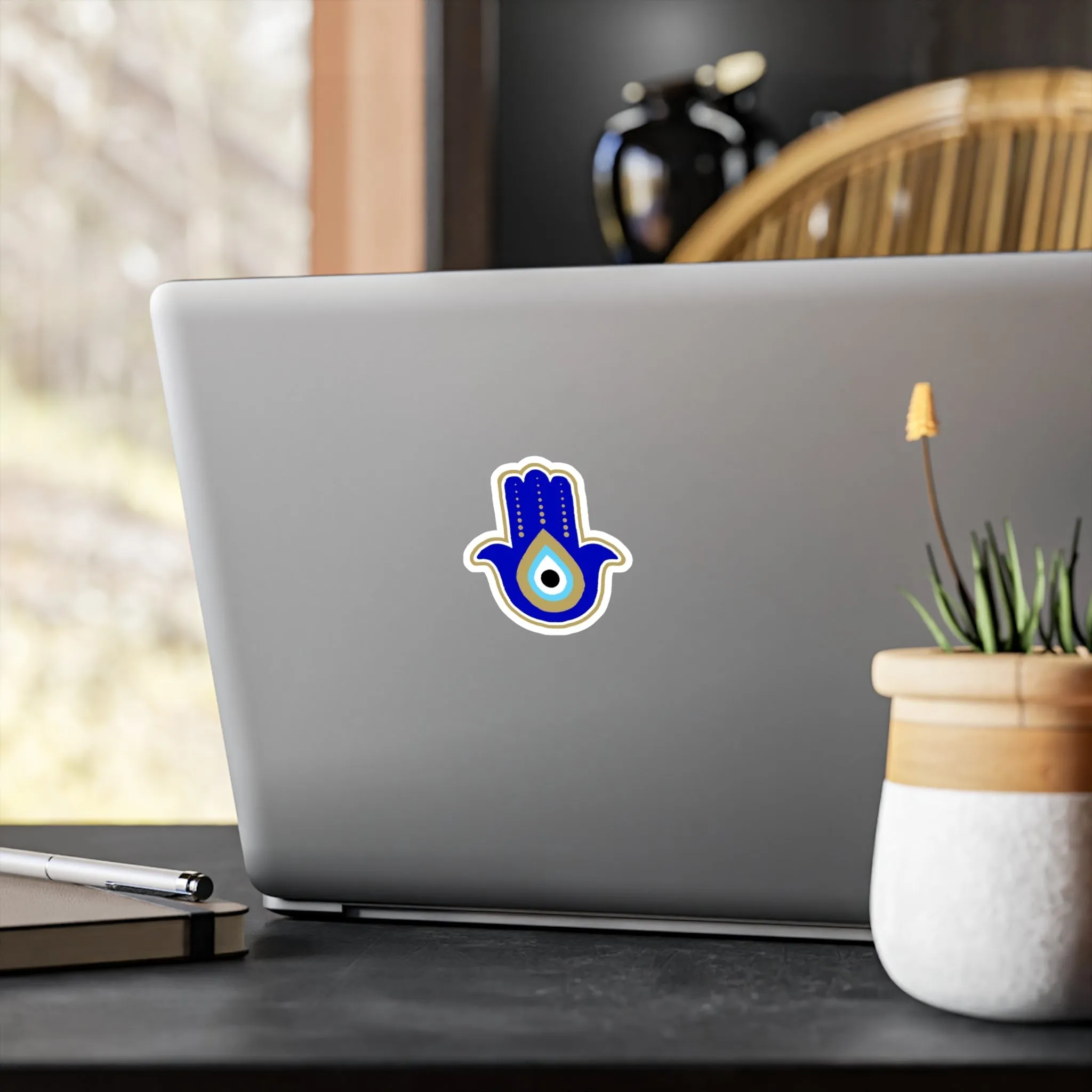 Blue Hamsa Sticker