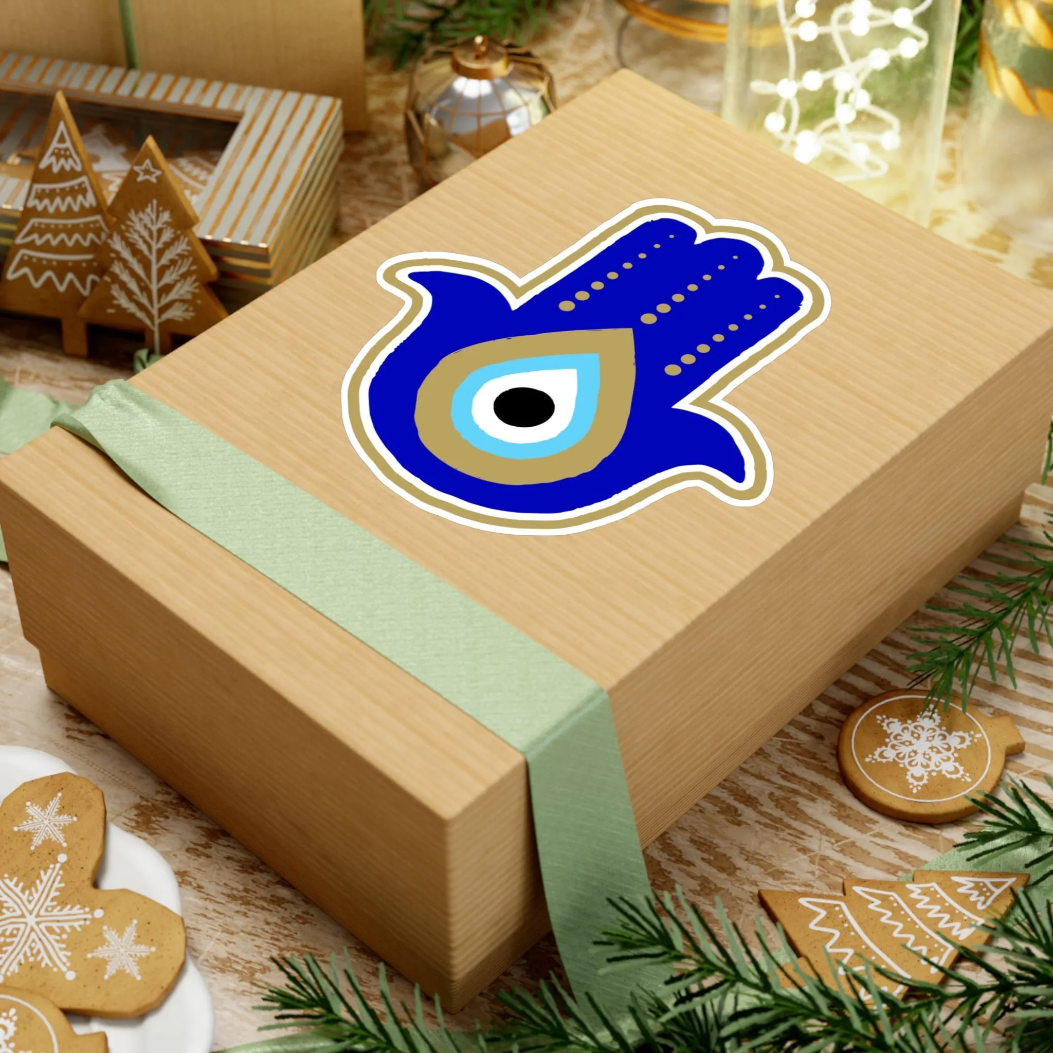 Blue Hamsa Sticker