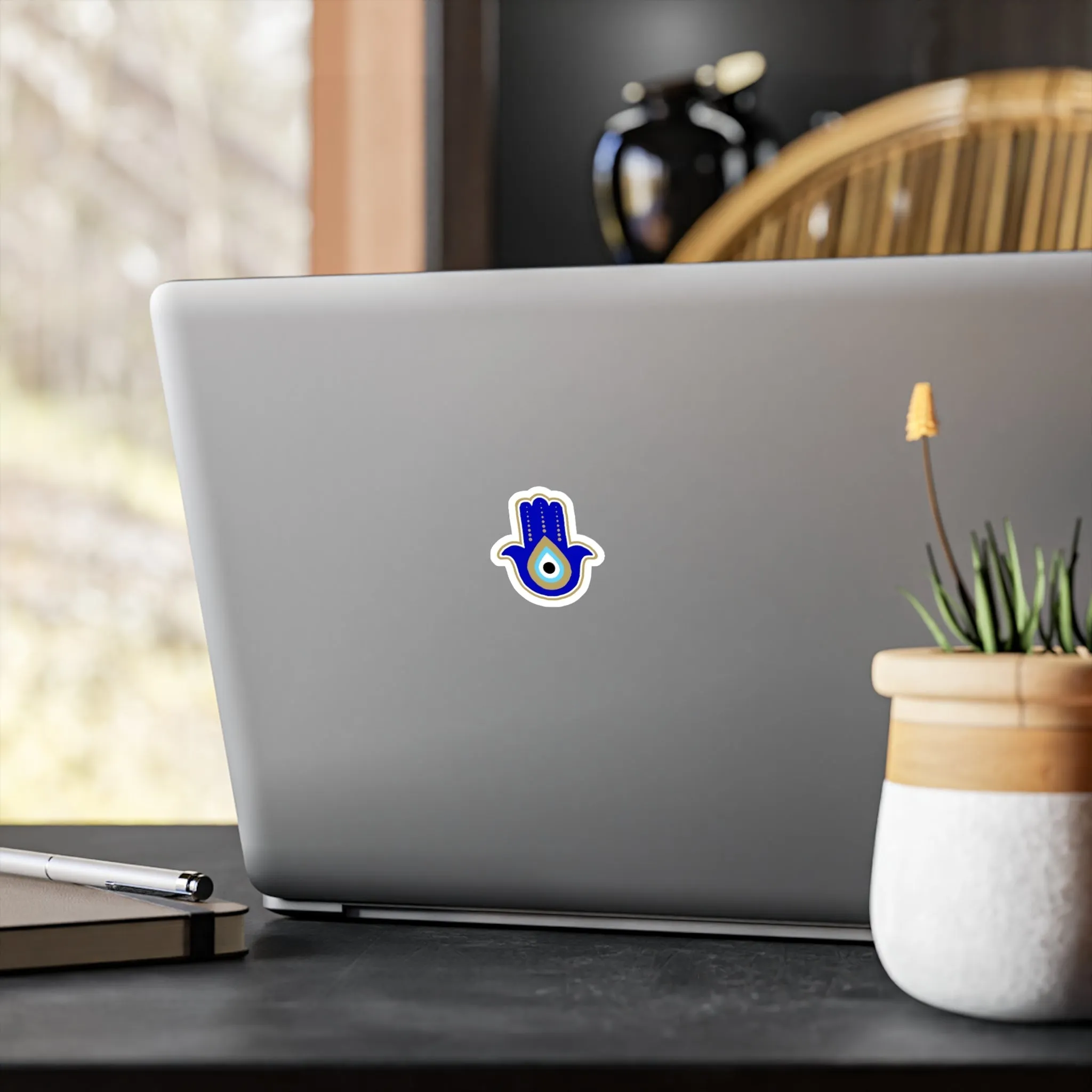 Blue Hamsa Sticker
