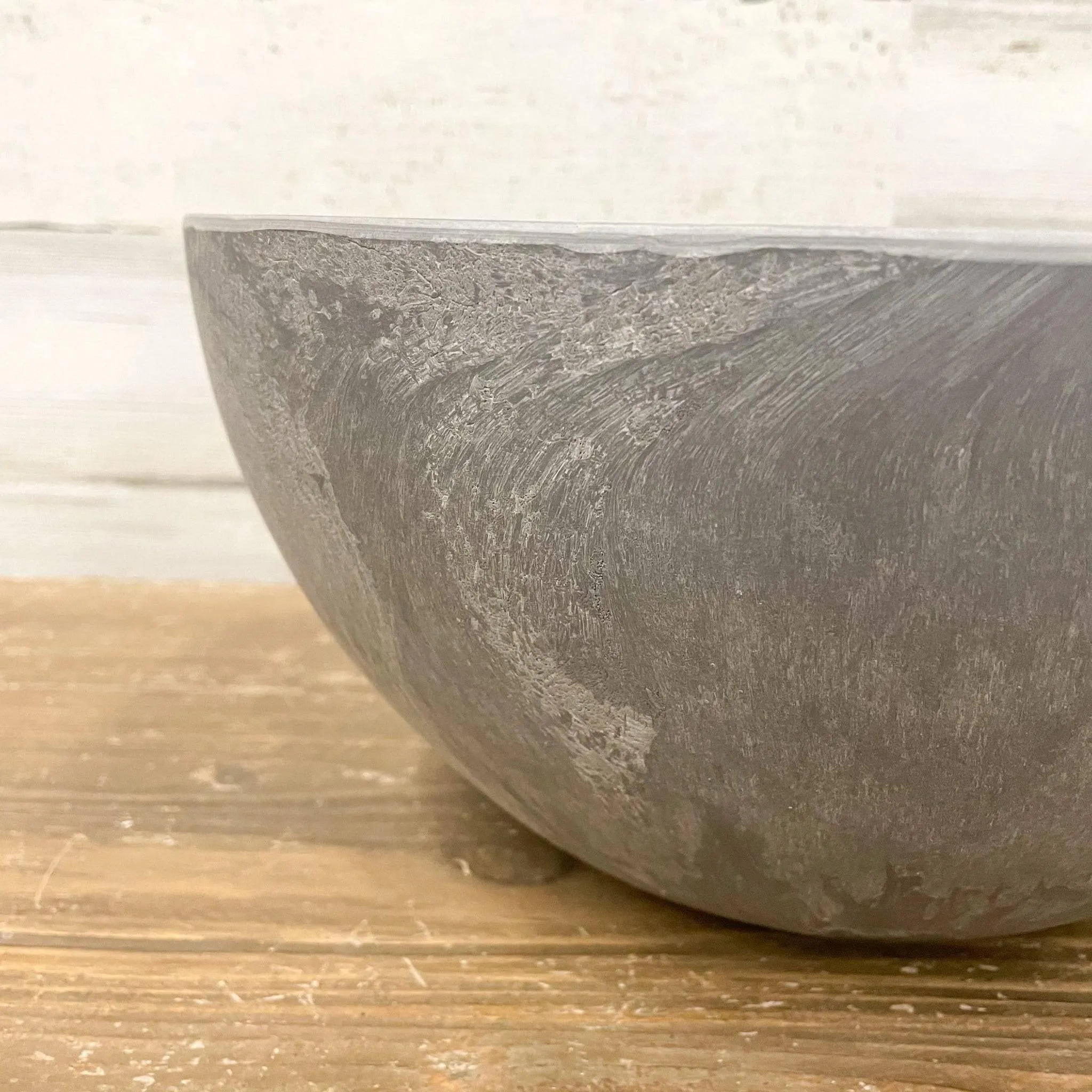 Bowl Planter Grey - 10-inch