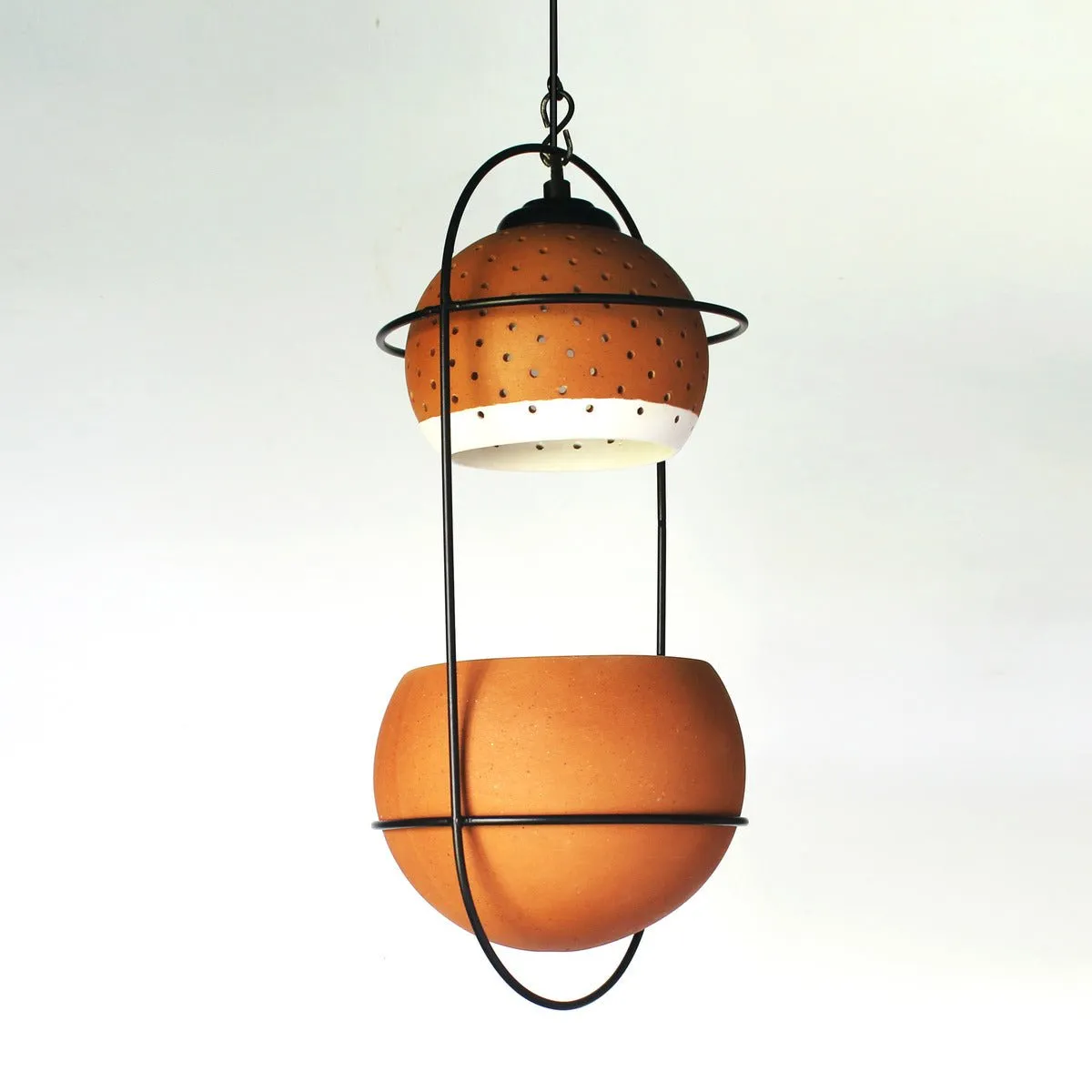 Breathing- Hanging Balcony Planter- Green Light