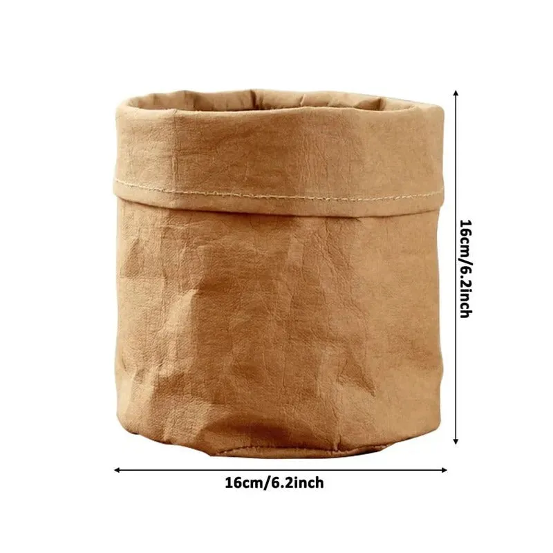 Brown Waterproof Pot Case |Plant Not Included