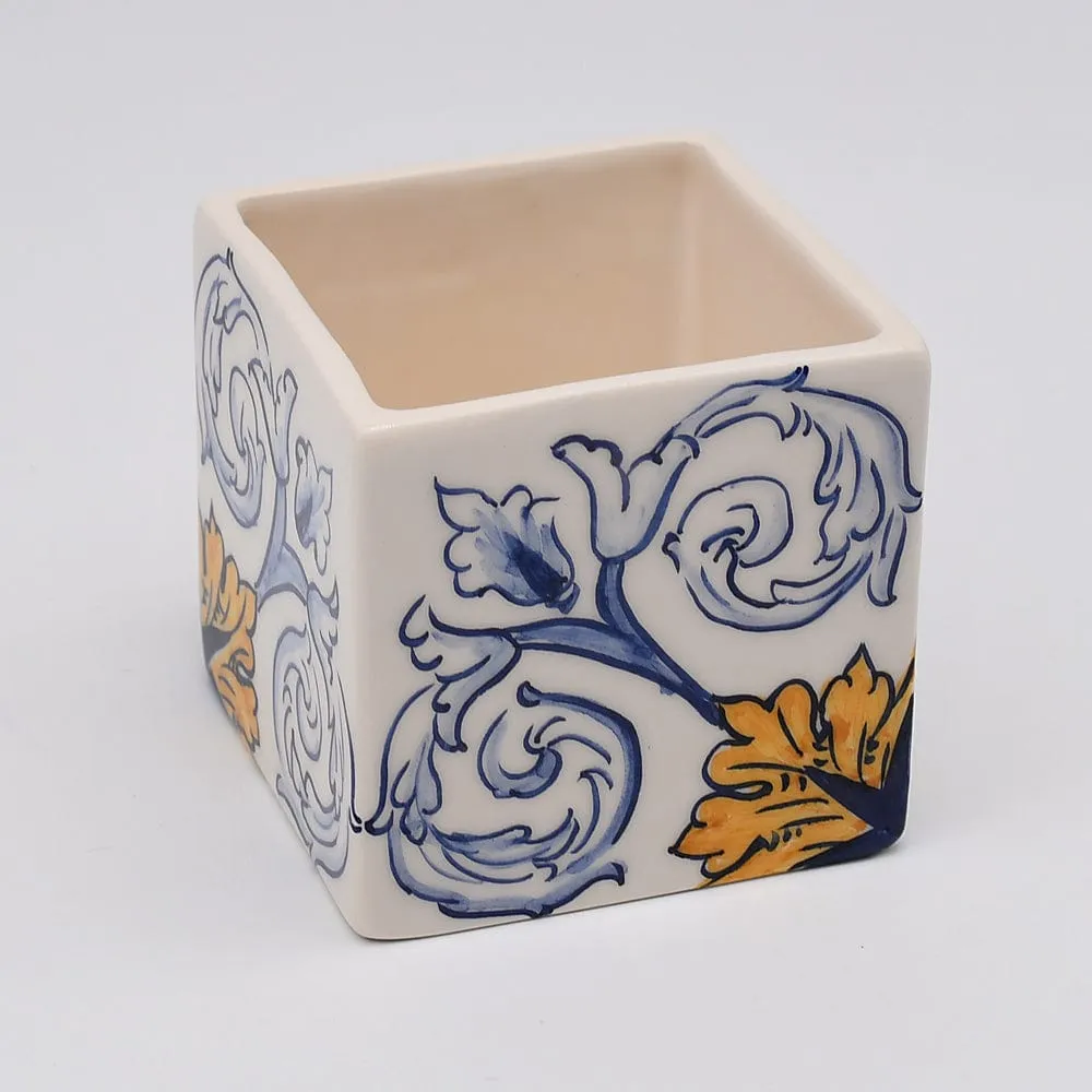 Cache pot en céramique "Azulejos" - 8cm (4 motifs)