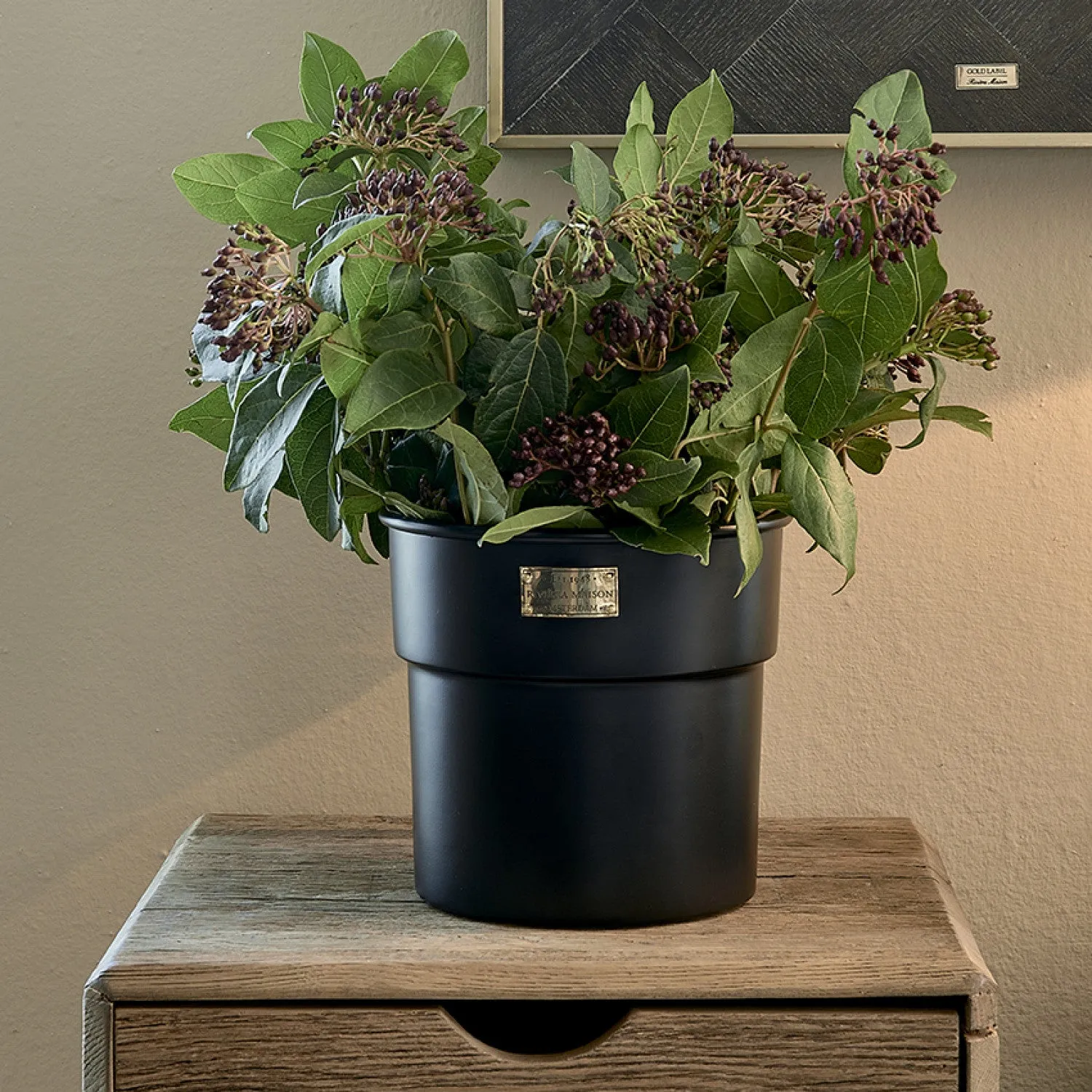 City Loft Flower Pot black S