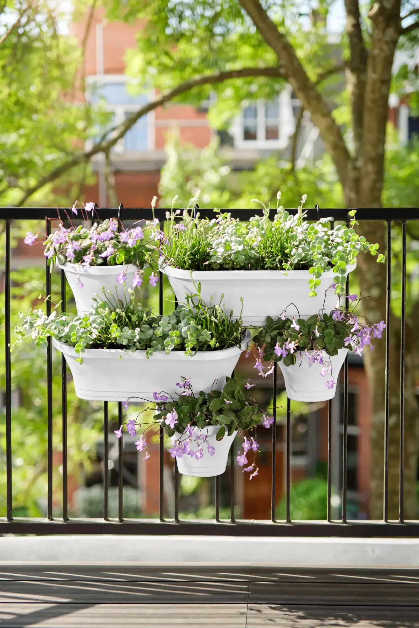 Corsica Vertical Forest 24Cm Set/3 (White)