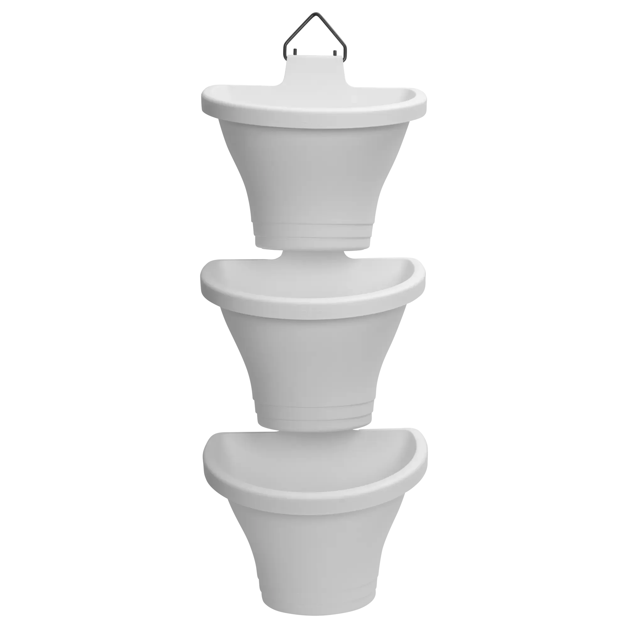 Corsica Vertical Forest 24Cm Set/3 (White)