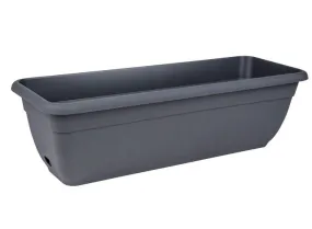 Décor® Sorrento™ Self-Watering Planter Box, Oblong – 600mm (Pewter)