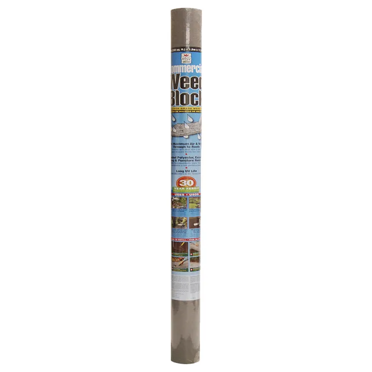 Easy Gardener® 2508 Commercial Weed Barrier Landscape Fabric, Gray, 4' x 50'