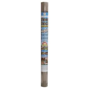 Easy Gardener 2509 Commercial Weed Barrier Landscape Fabric, Gray, 4' x 100'