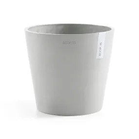 EcoPots Amsterdam Decorative Pot 30cm | 12" White Grey