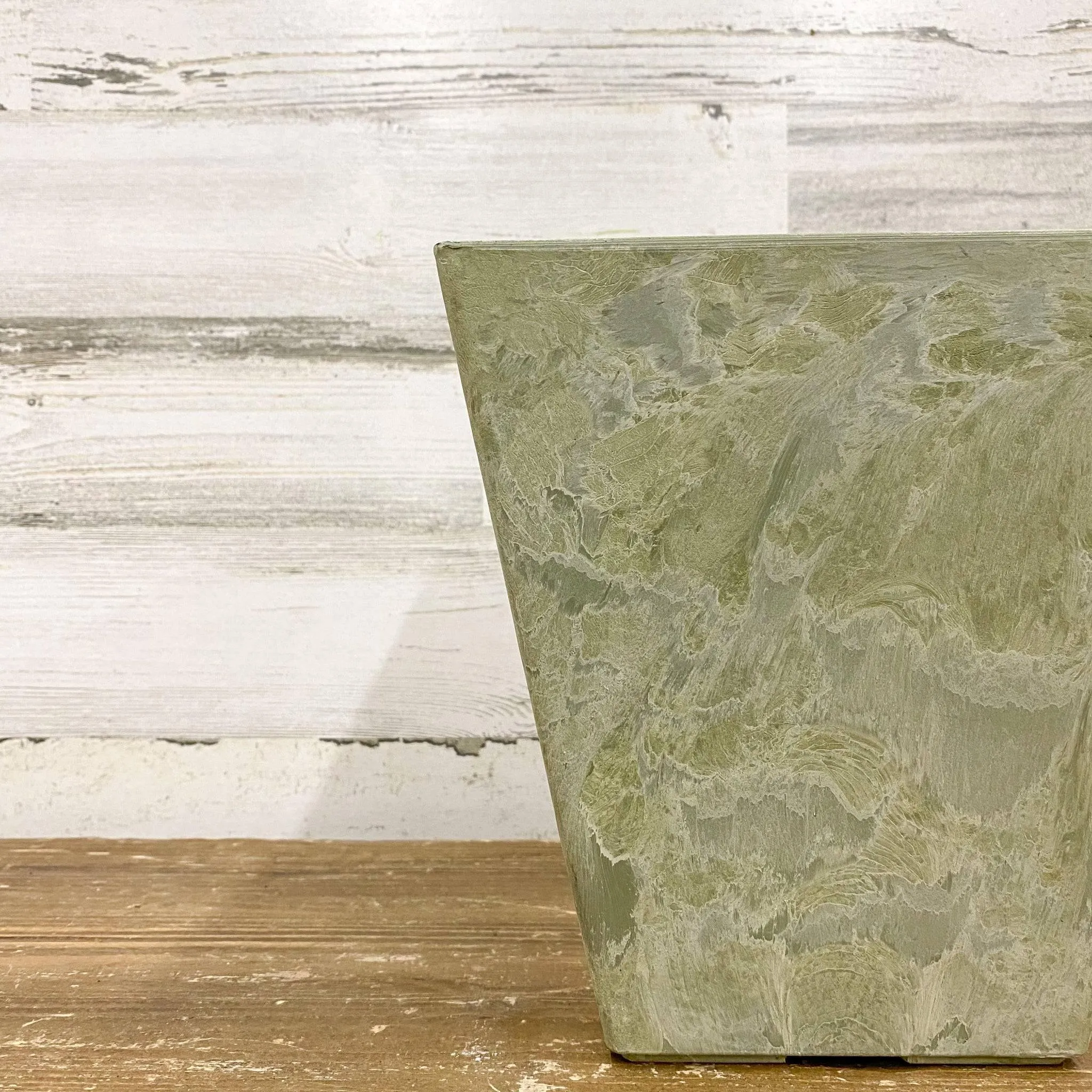 Ella Square Pot - Mint - 8-inches
