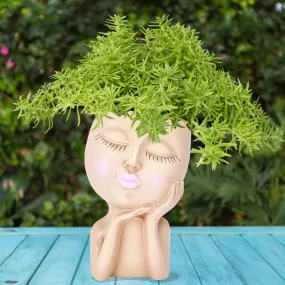 Face Planters Pots Head - Decorative Large Face Planter Pots For Indoor Plants