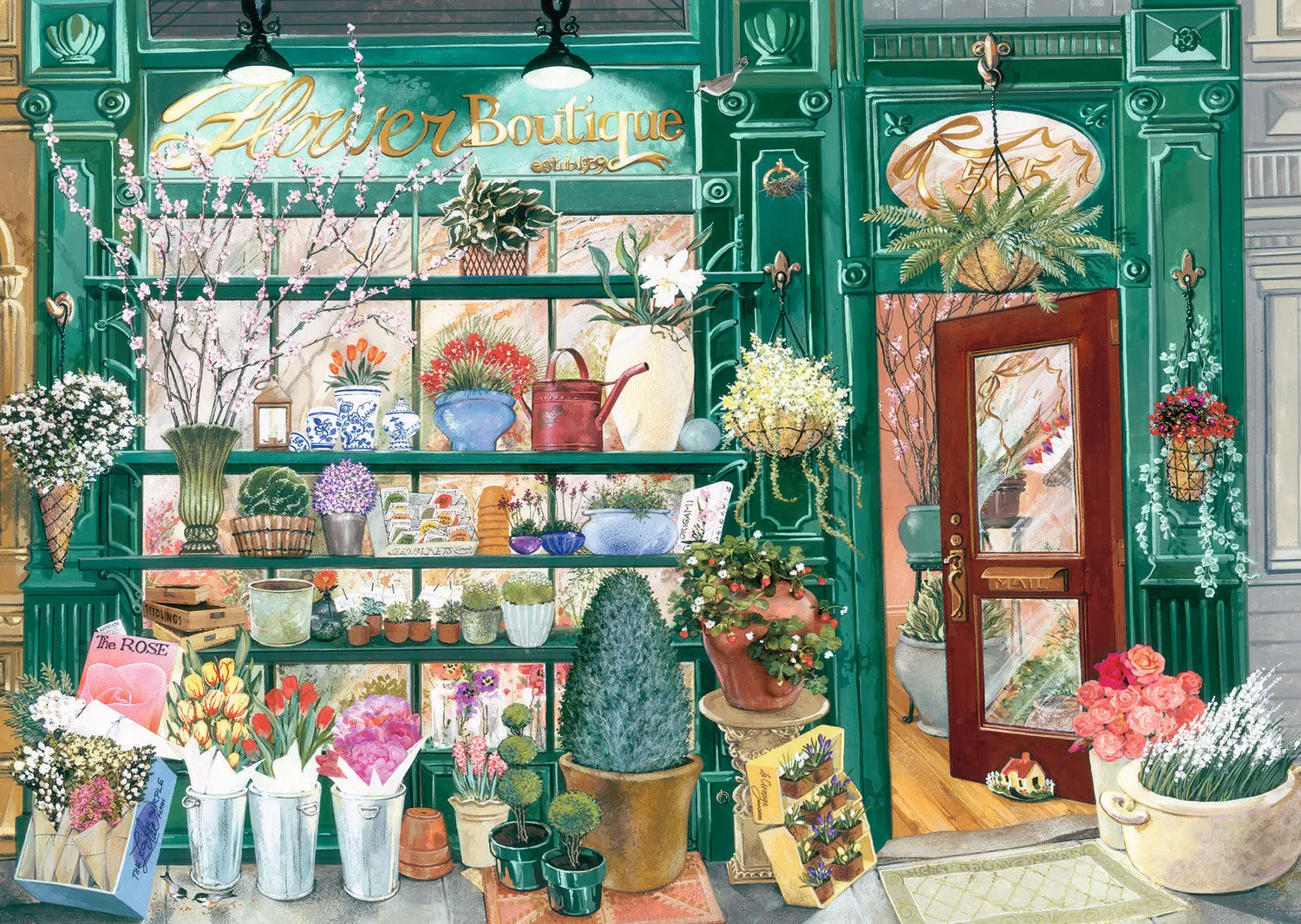 Flower Shop 300 pc Large Format Puzzle